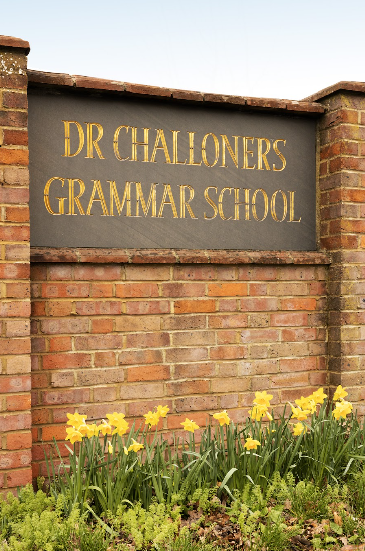 Front signage of the school